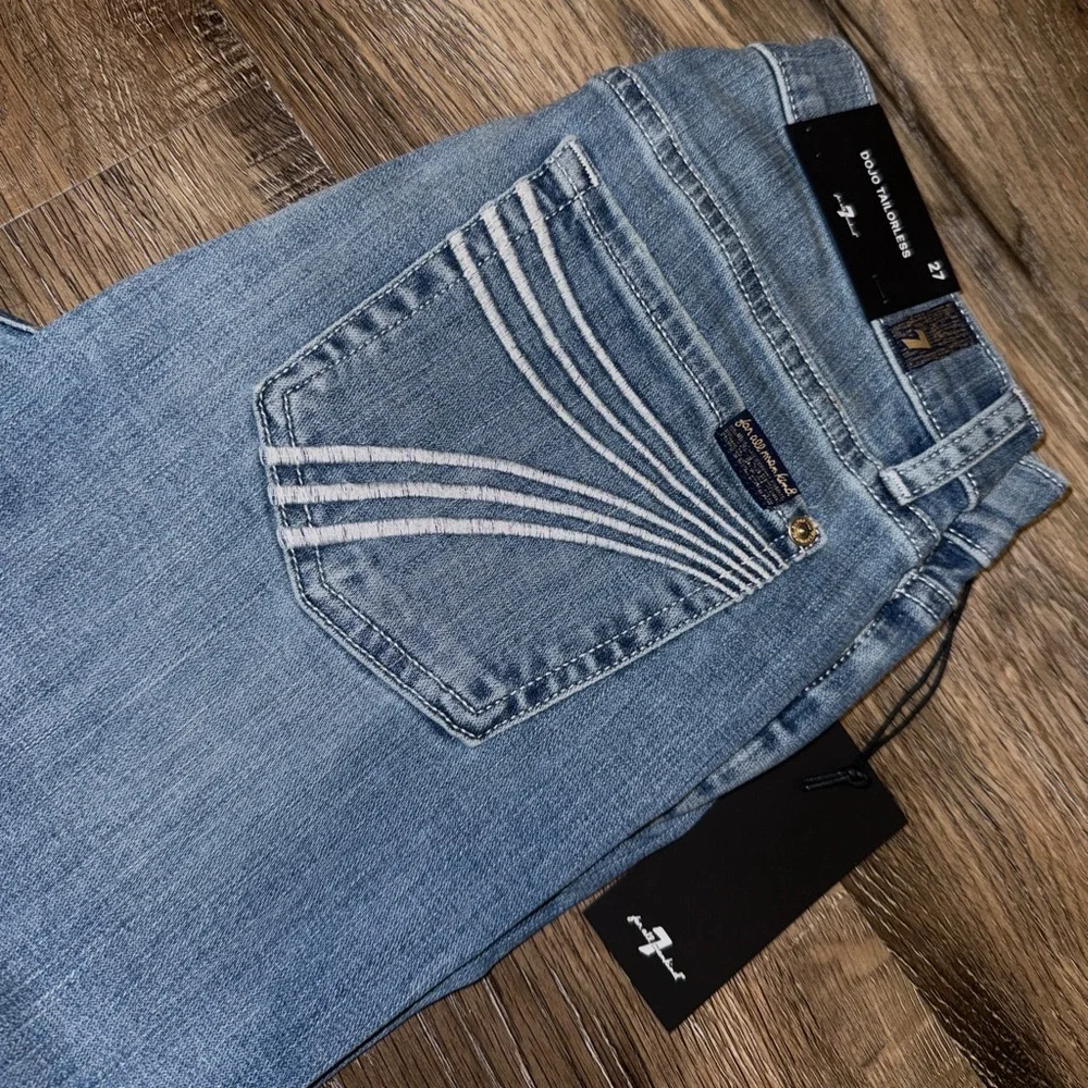 NWT 7 For All Mankind Tailorless Dojo Jeans 7FAMK - Picture 3 of 5